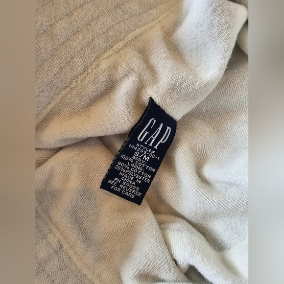 Gap Vintage Y2K Blue Tropical Floral Print Bucket Hat Size S/M Adult Terry Cloth - Picture 4 of 5